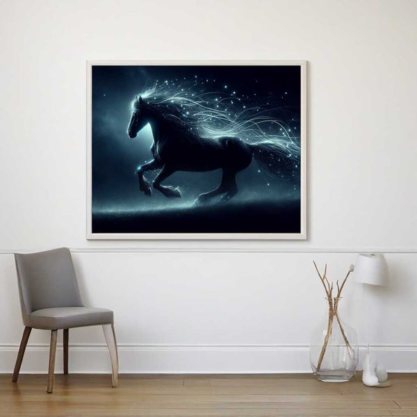 Horse of the Night — Diamond Painting Kit, product view 2