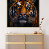Tiger frontal view — Diamond Painting Kit, product view 3