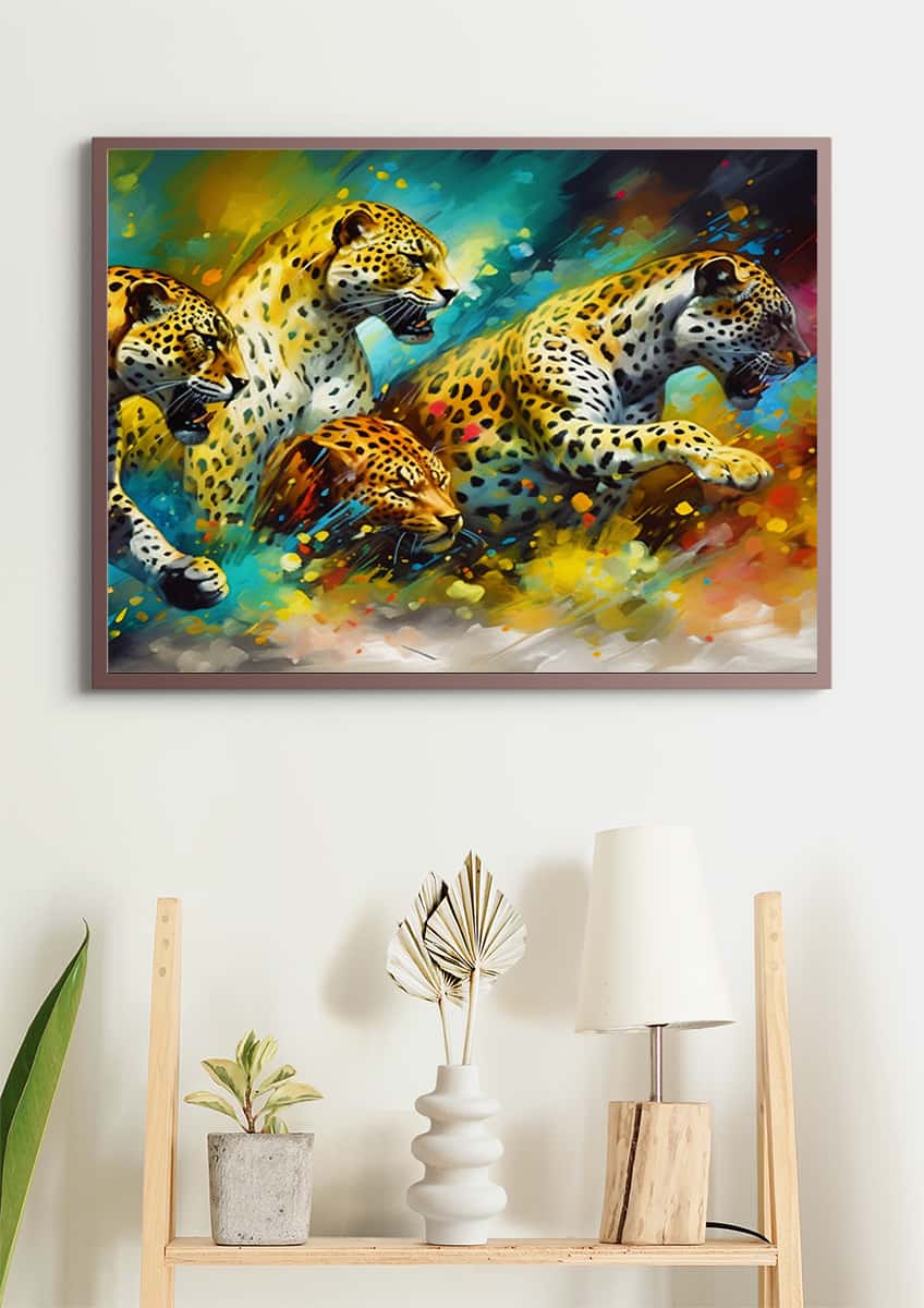 Leopard Gang — Diamond Painting Kit, product view 3
