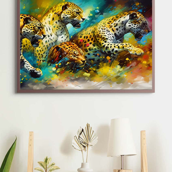 Leopard Gang — Diamond Painting Kit, product view 3