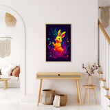 Laughing Hare — Diamond Painting Kit, product view 3