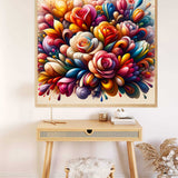 A World of Flowers and Color — Diamond Painting Kit, product view 2