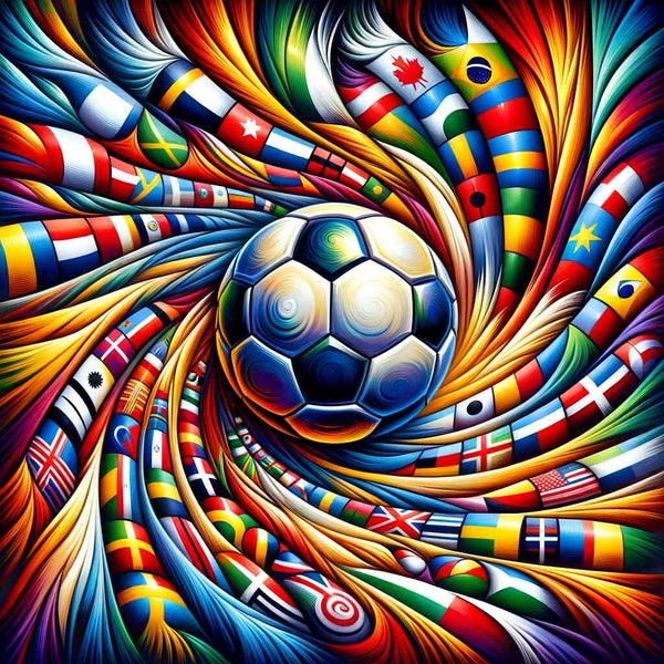 Soccer World — Diamond Painting Kit design