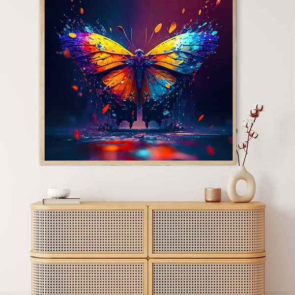 Butterfly Colorful — AB Diamond Painting Kit, product view 3