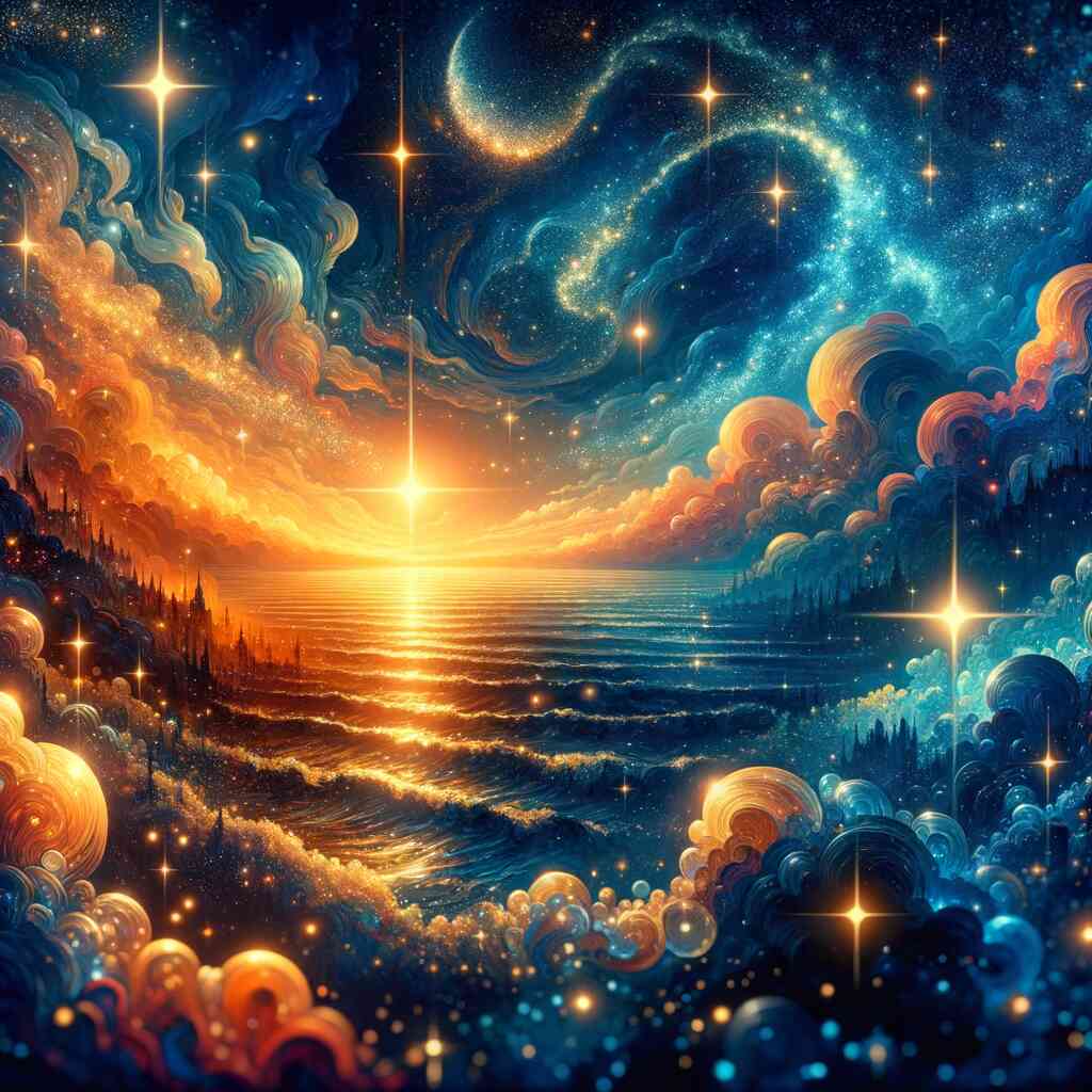 An Ocean of Stars and Dreams — Diamond Painting Kit design