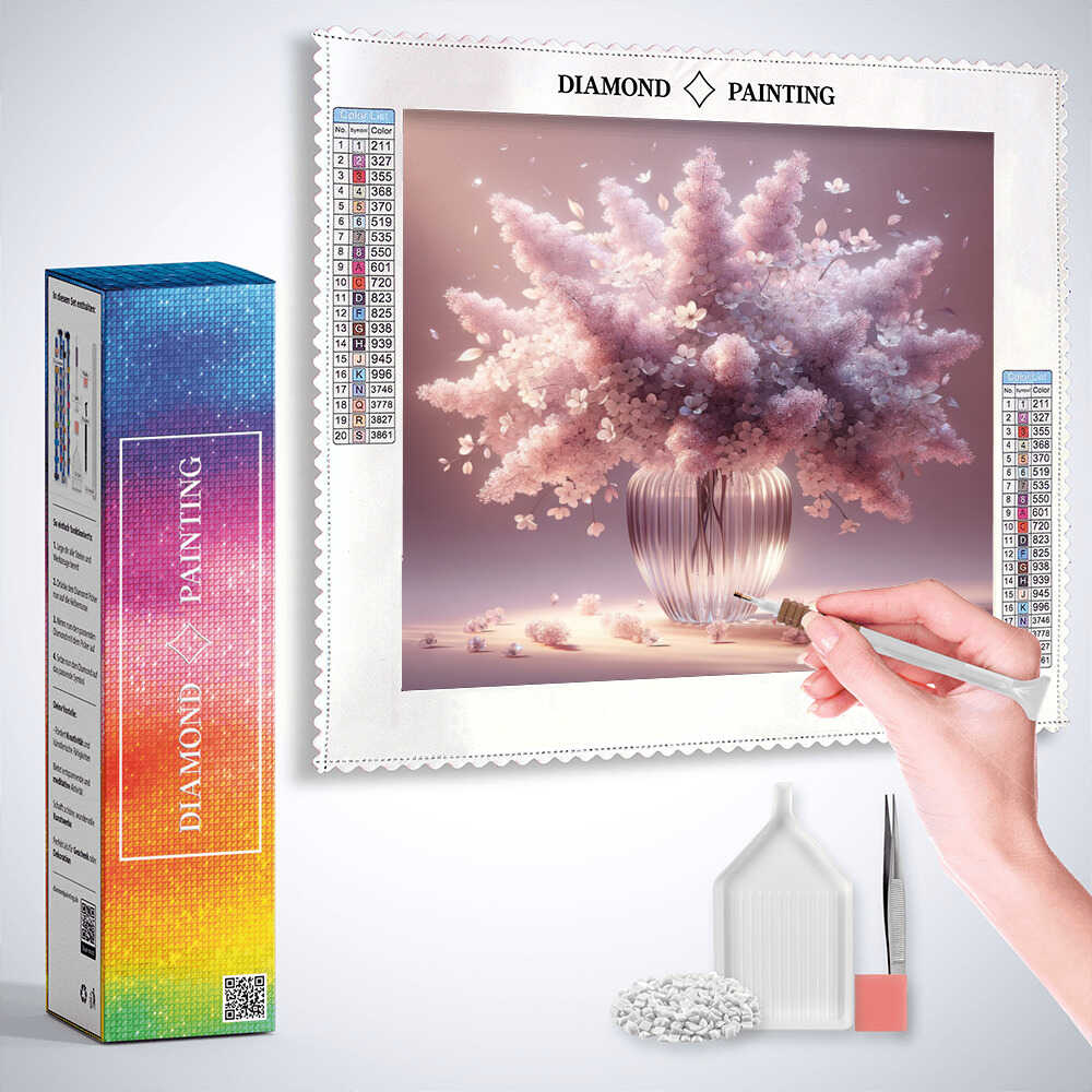 Lilac — Diamond Painting Kit, product view 3