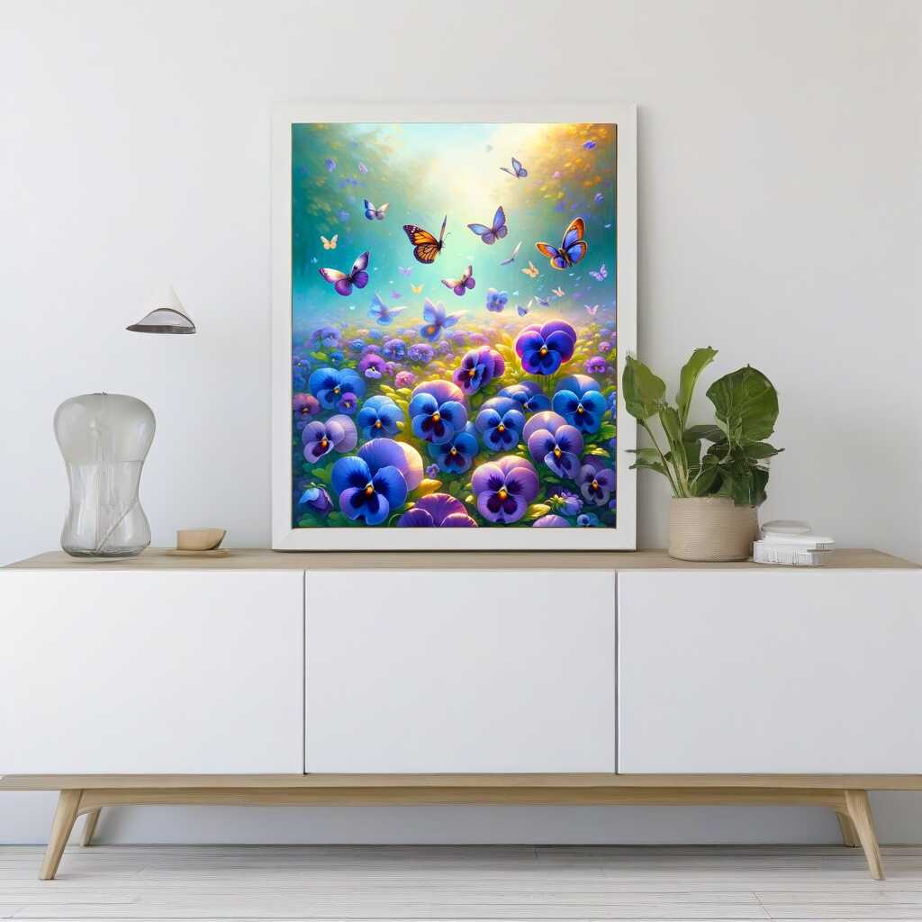 Welcome flower greeting — Diamond Painting Kit, product view 2