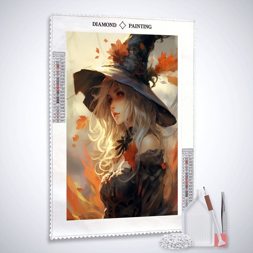 Halloween witch — Diamond Painting Kit, product view 2