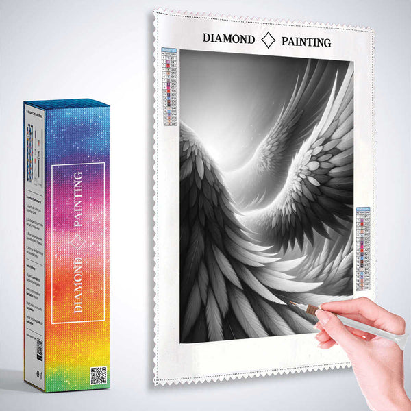 Angel wings — Diamond Painting Kit, product view 3