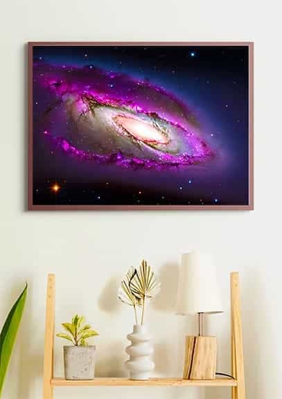 Galaxy in Violet — Diamond Painting Kit, product view 4