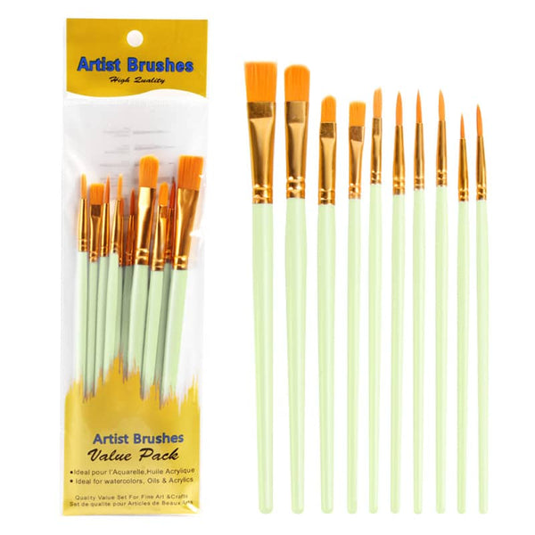 Artist Paintbrushes, Set of 10 — Craft Accessory, product view 12