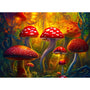 Fly agaric family — Diamond Painting Kit design