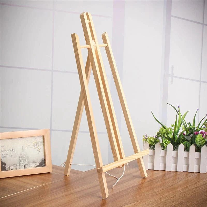 Natural Wood Folding Easel — Craft Accessory design