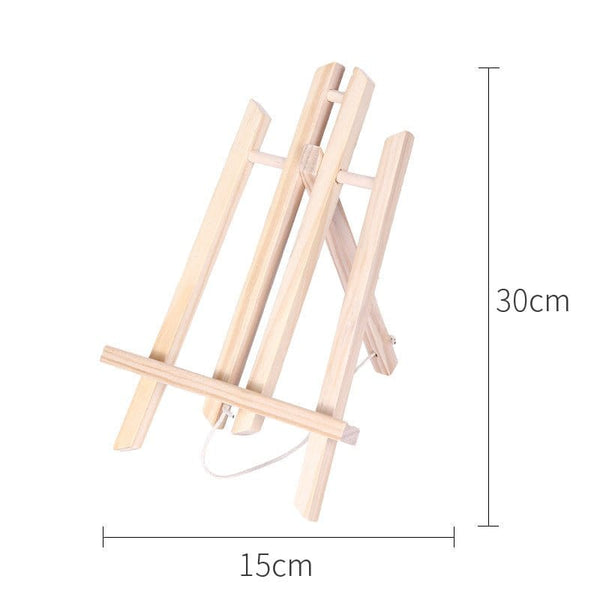 Natural Wood Folding Easel — Craft Accessory, product view 5