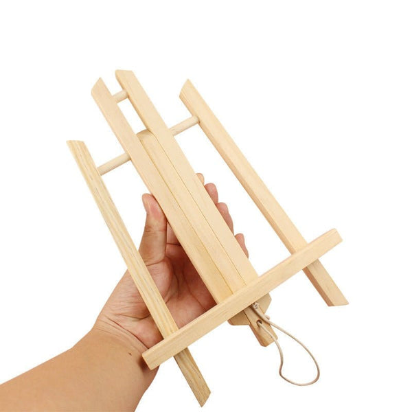 Natural Wood Folding Easel — Craft Accessory, product view 3