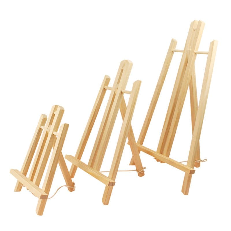 Natural Wood Folding Easel — Craft Accessory, product view 2