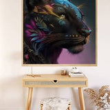 Panther Portrait — Diamond Painting Kit, product view 5