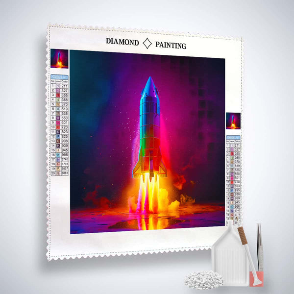 Color Rocket — Diamond Painting Kit, product view 2