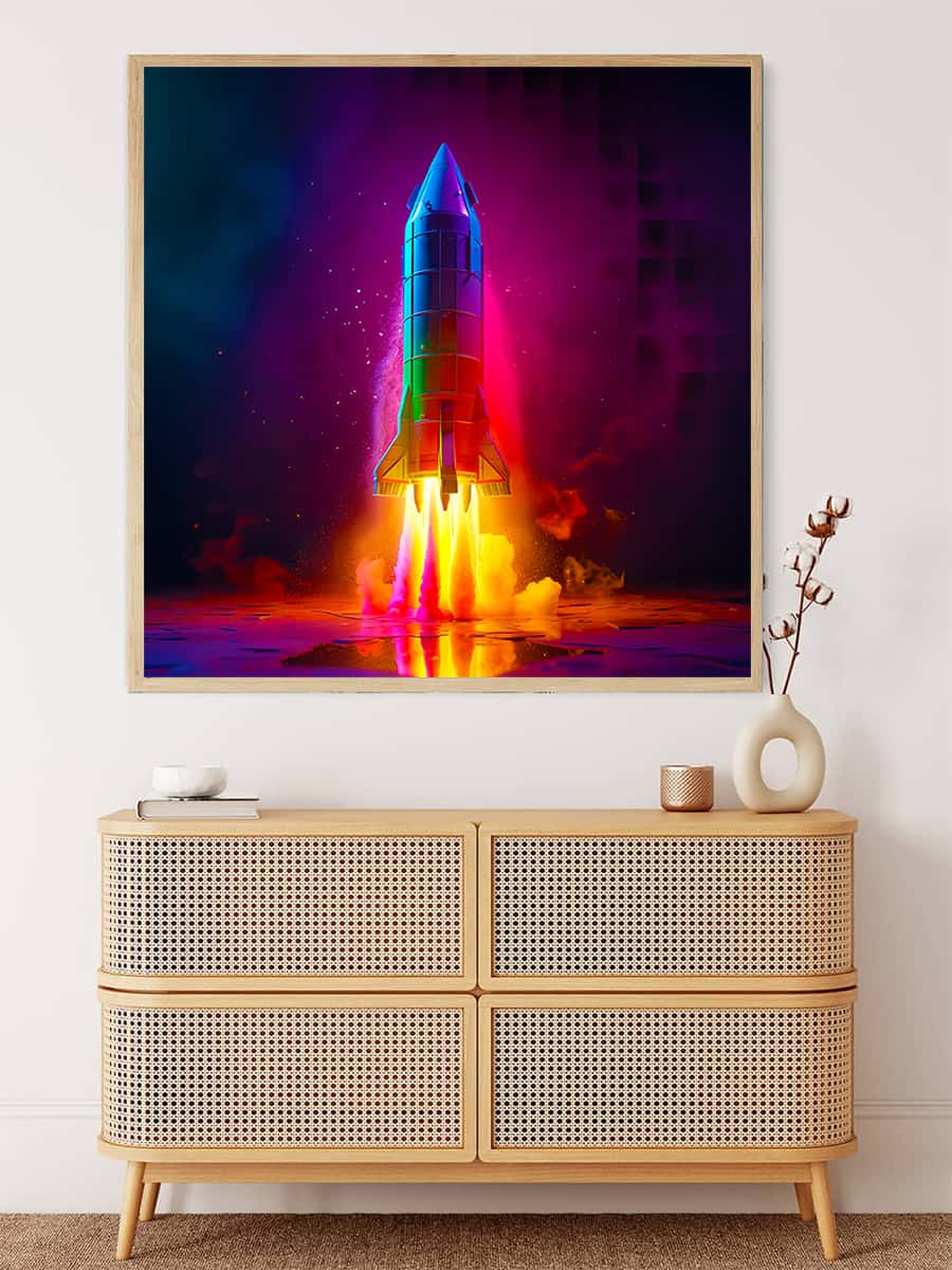 Color Rocket — Diamond Painting Kit, product view 3