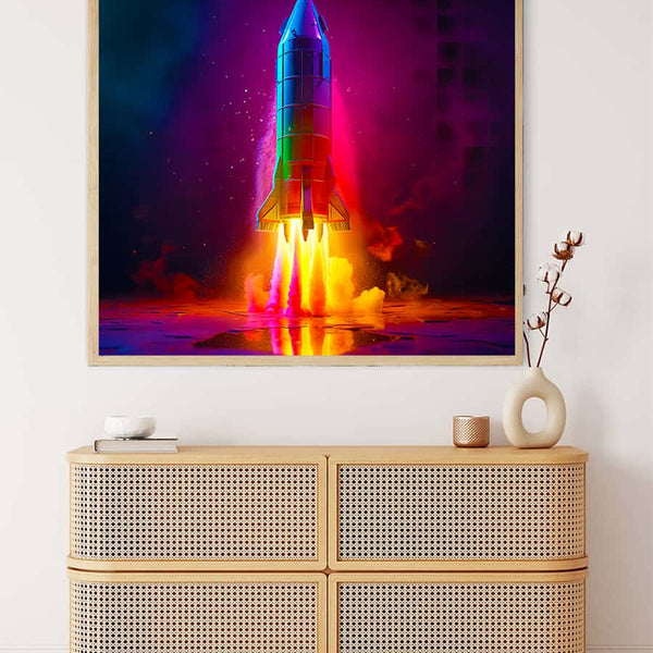 Color Rocket — Diamond Painting Kit, product view 3