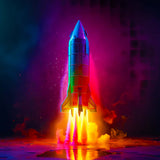 Color Rocket — Diamond Painting Kit design