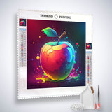 Apple, Splash — Diamond Painting Kit, product view 2