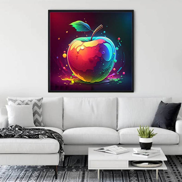 Apple, Splash — Diamond Painting Kit, product view 3