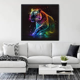 Neon Tiger — Diamond Painting Kit, product view 3