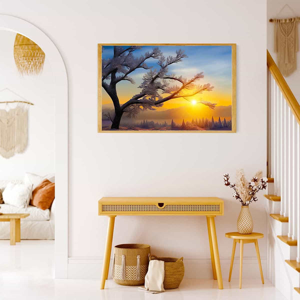 Morning dew at sunrise — Diamond Painting Kit, product view 4