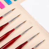 Ergonomic Detail Paintbrushes, Set of 9 — Craft Accessory, product view 4