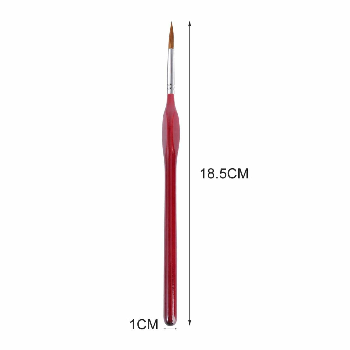 Ergonomic Detail Paintbrushes, Set of 9 — Craft Accessory, product view 6