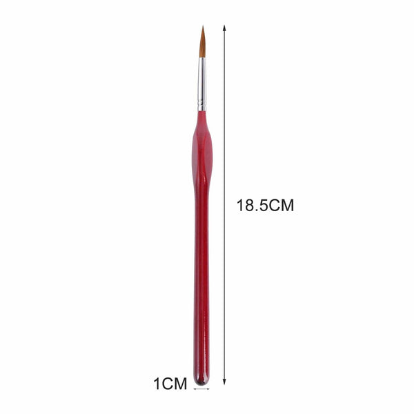Ergonomic Detail Paintbrushes, Set of 9 — Craft Accessory, product view 6