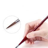 Ergonomic Detail Paintbrushes, Set of 9 — Craft Accessory, product view 3