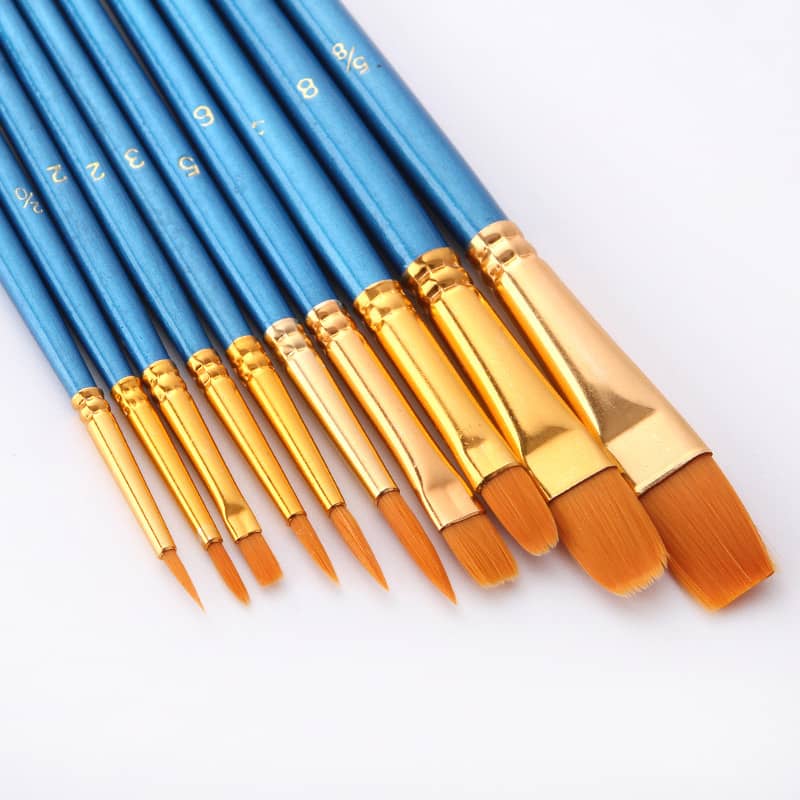 Artist Paintbrushes, Set of 10 — Craft Accessory, product view 2