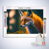 Fox portrait — Diamond Painting Kit, product view 3