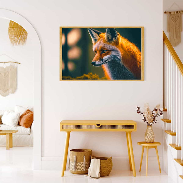 Fox portrait — Diamond Painting Kit, product view 4