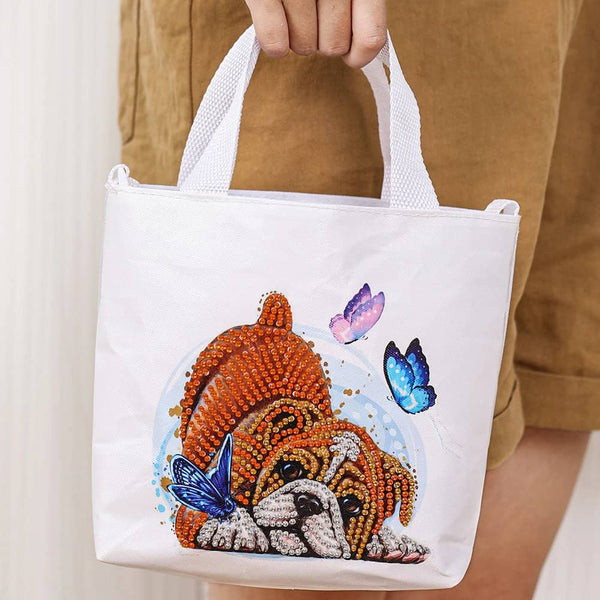 Dog — Diamond Painting Shoulder Bag Kit, product view 2