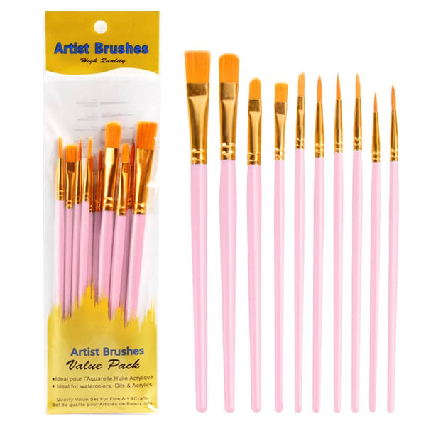 Artist Paintbrushes, Set of 10 — Craft Accessory, product view 9