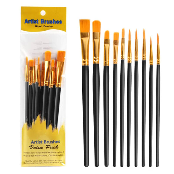 Artist Paintbrushes, Set of 10 — Craft Accessory, product view 8