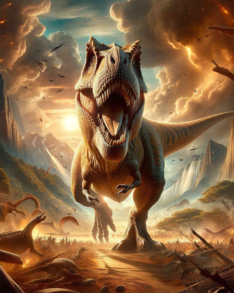 Diamond Painting - Tyrannosaurus Rex roars
