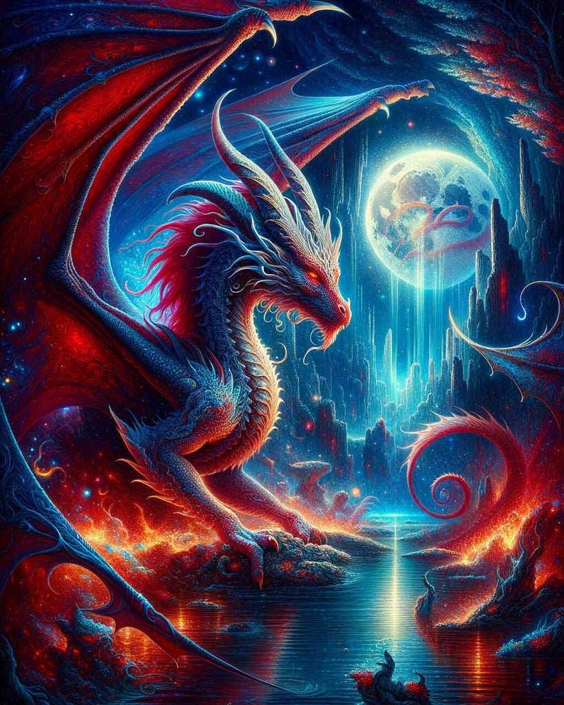 Diamond Painting - Fantasy Dragon