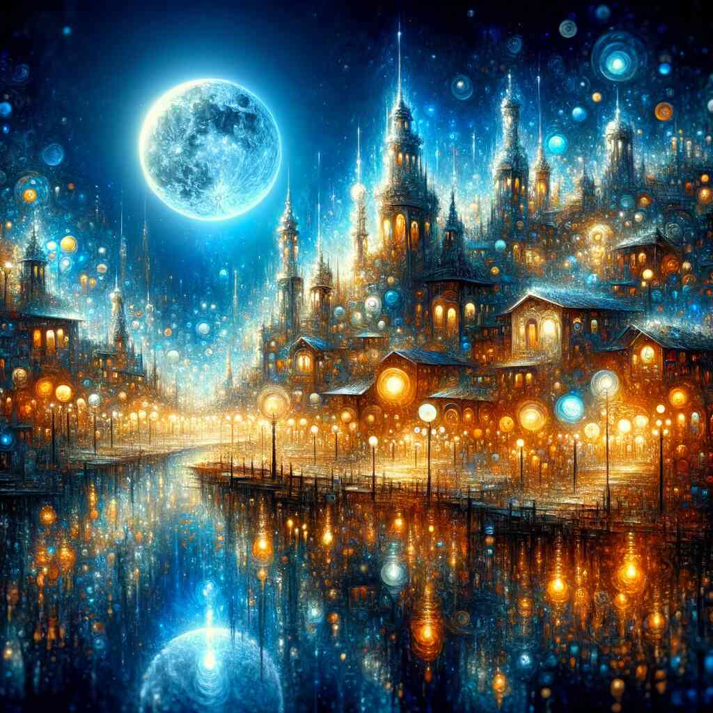 Diamond Painting - Magic of the moonlit night