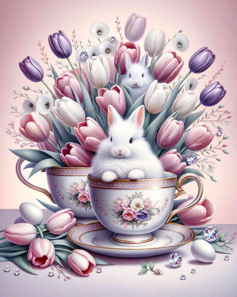 Diamond Painting - Easter cups