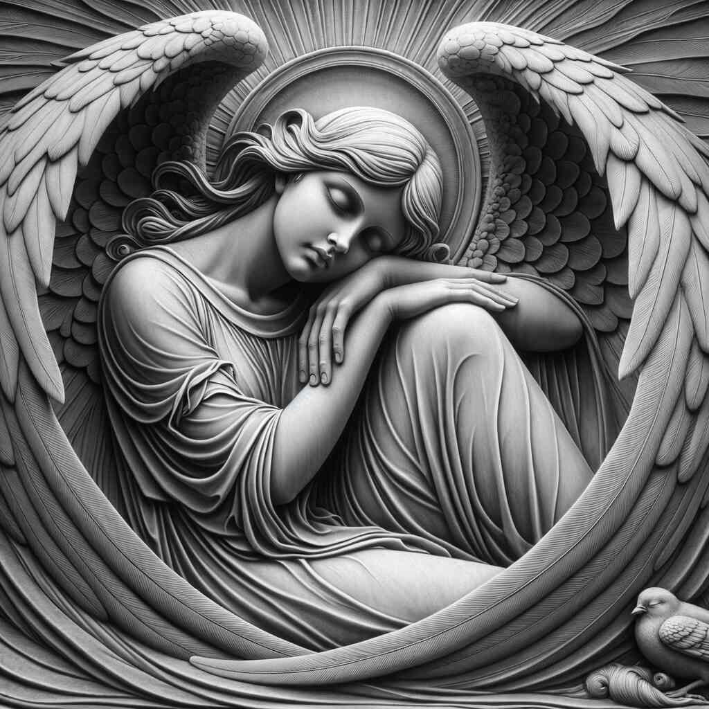 Diamond Painting - Sleeping angel