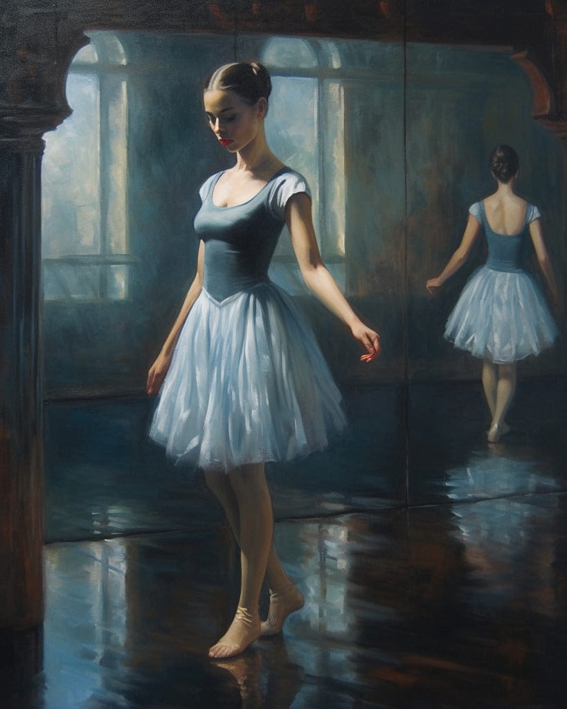 Diamond Painting - Ballerina in blue