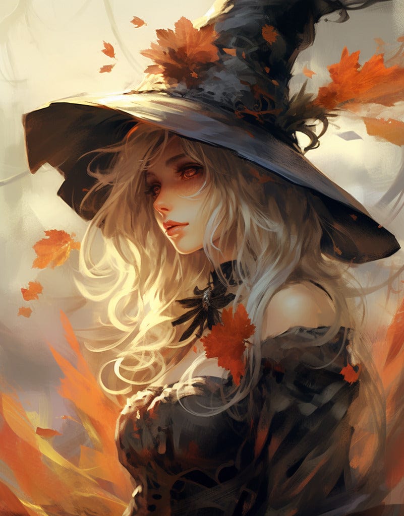 Diamond Painting - Halloween witch