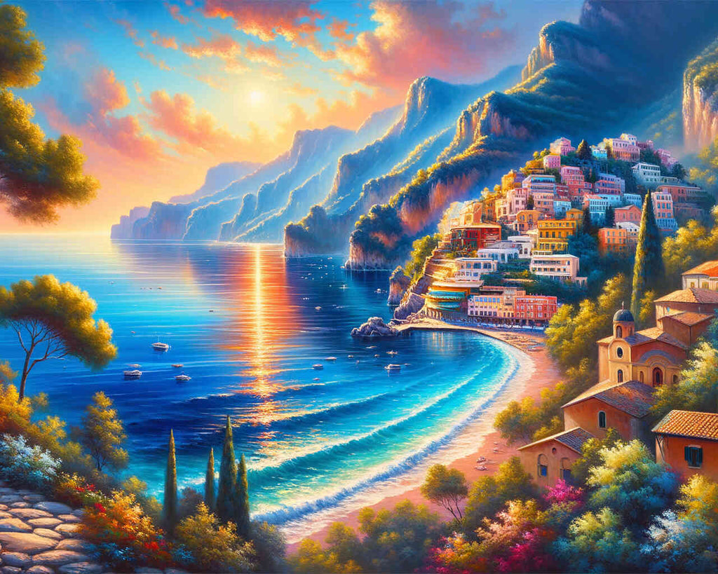 Diamond Painting - Mediterranean paradise