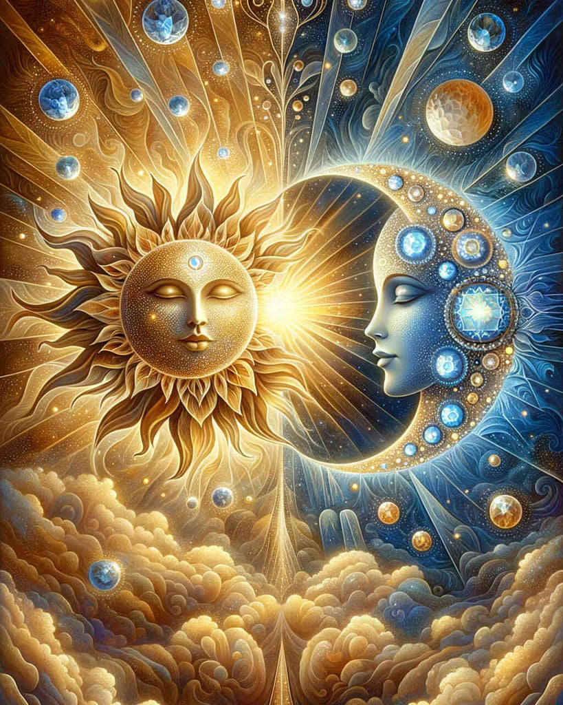 Diamond Painting - Sun Star Moon