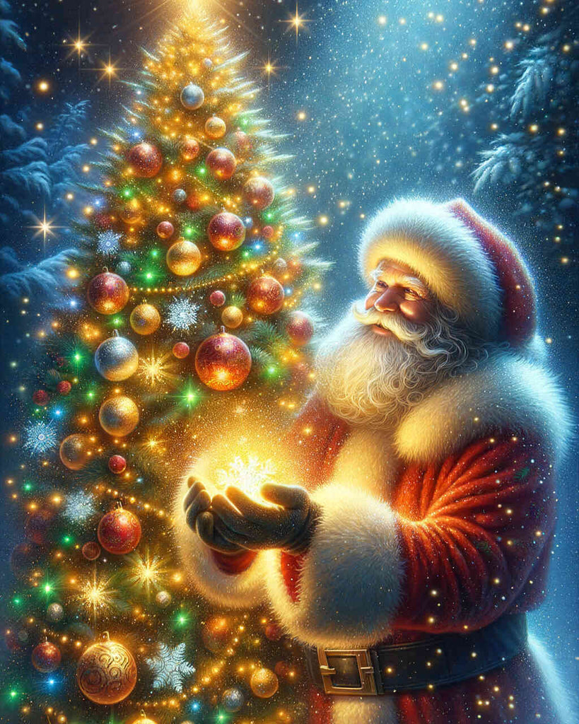 Diamond Painting - Christmas tree in the hands