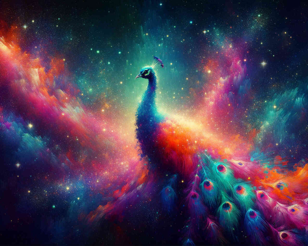 Diamond Painting - Cosmic Peacock